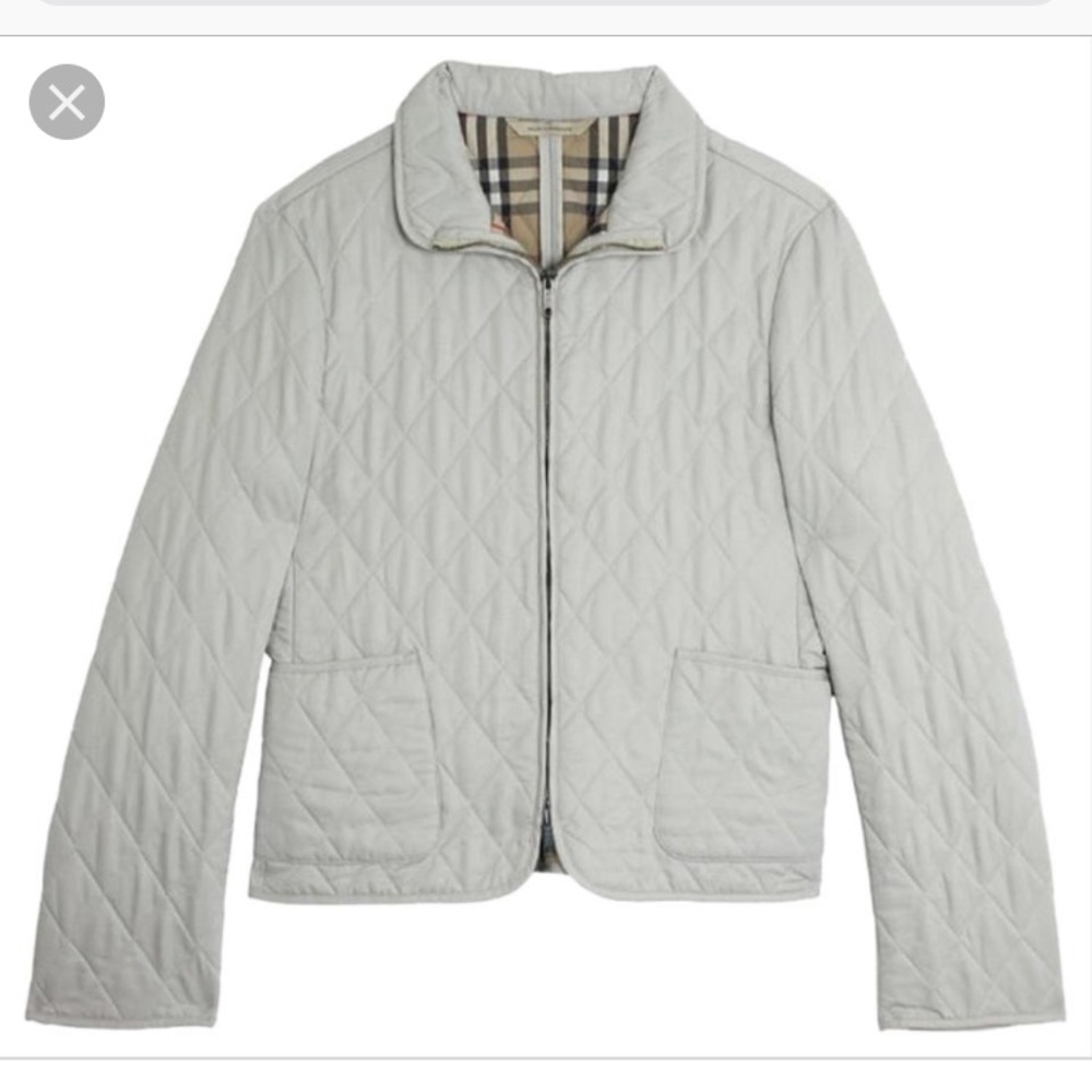 Burberry Brit Grey Quilted Jacket